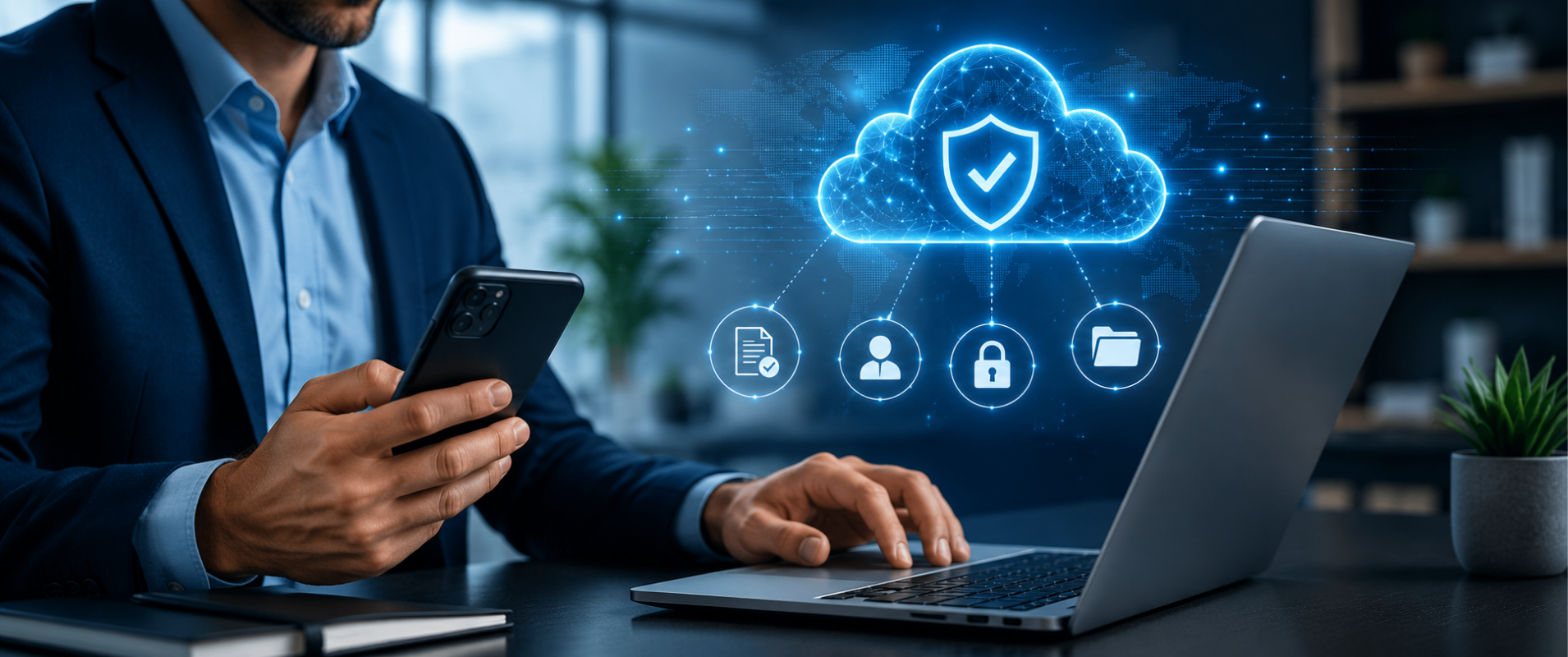 Nuvem representando Certificado Digital em Nuvem