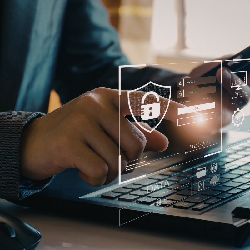 Pessoa cancelando um certificado